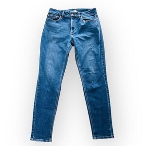 L.L. Bean BeanFlex Skinny Leg Jeans Favorite Fit Mid-Rise Size 10 Regular